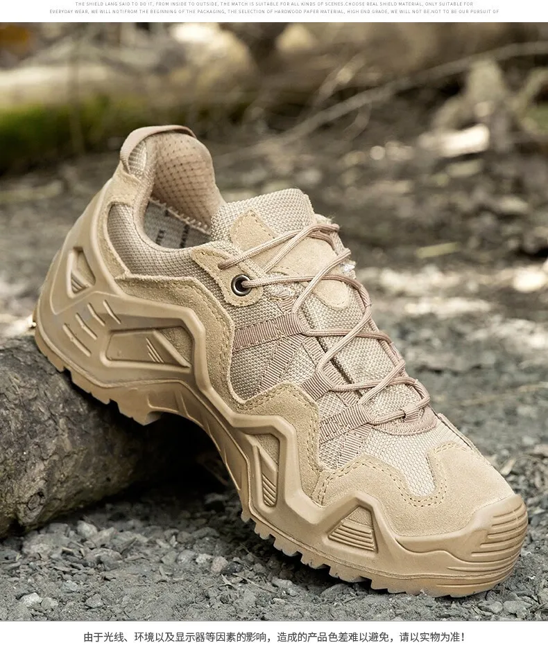 Custom Brand Logo Soft Camouflage Outdoor Camping & Hiking Shoe High Quality Shoes Men Fashion Sneakers