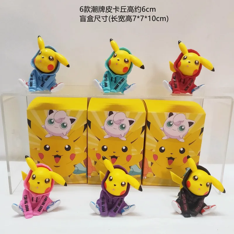 Wholesale 6 styles Anime Character Model Birthday Party Blind Box Handmade Cartoon Toy Doll Car Decoration