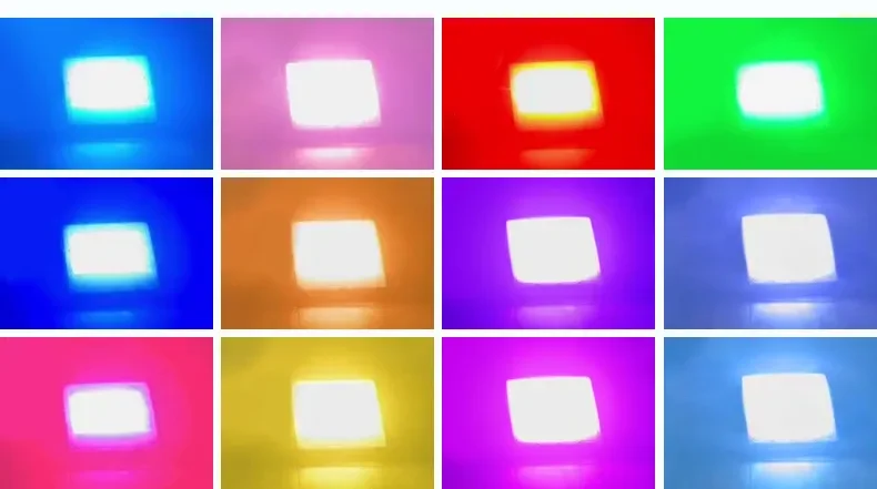 RGB 20w 30w 50w 100w 150w 200w Waterproof IP65 LED Floodlight Outdoor RGB Flood Light Garden Lights Reflector Projector lamp