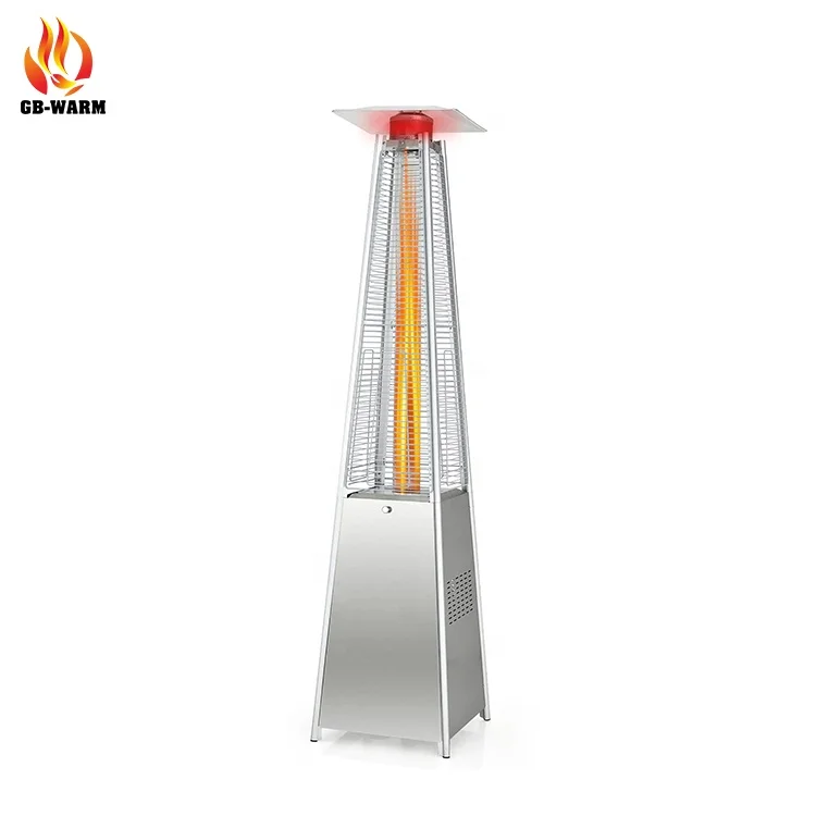 Factory Supplier High Power Gas Outdoor Heater Wedding Garden Decoration Gas Patio Heaters Freestanding Gas Heaters
