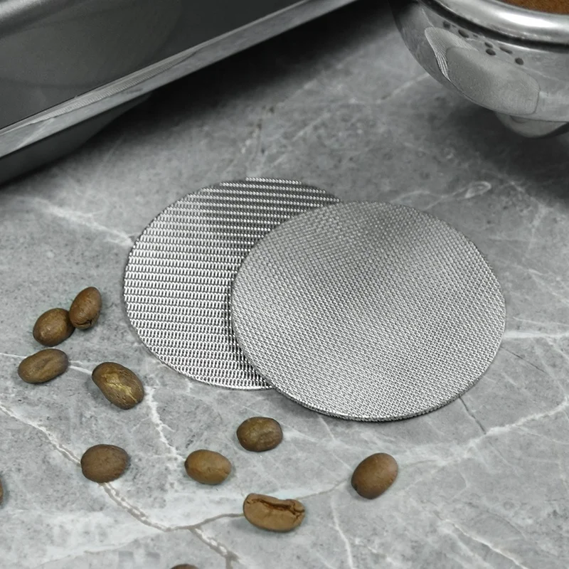 Espresso Machine 100 Micron Stainless Steel 1.7mm Thick Barista Tool for Coffee Filter Plate Puck Screen