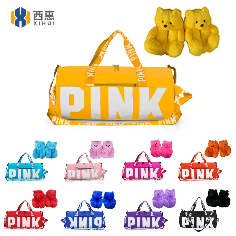 Order 3 Ship 5 high quality thick glow teddy bear slides warm fur indoor slippers best selling with high delivery speed