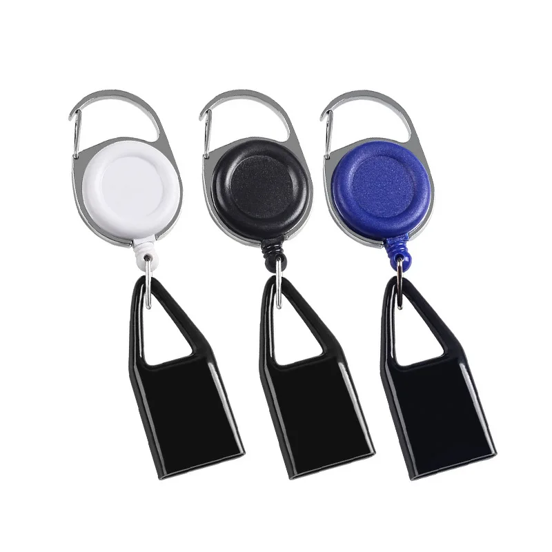 New High Quality Assurance Oem Service Metal&Plastic Retractable Keychain Lighter Holder Lighter Leash Wholesale