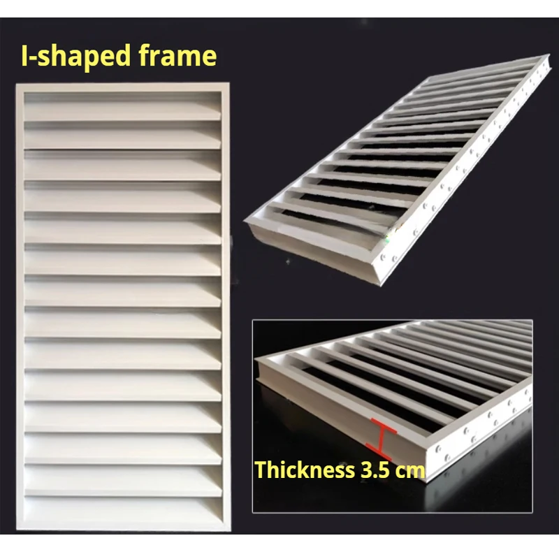 Aluminum louver Sun Insulating Sound Insulation Decoration Louvers Shutter Blinds