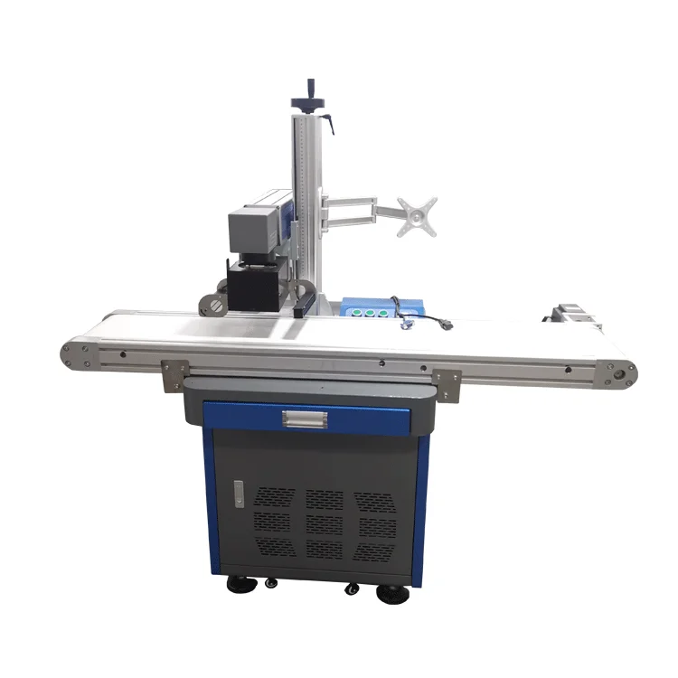 20W 30W 50W 100W CCD Camera Visual Positioning Automatic Focus Fiber Laser Marking Machine