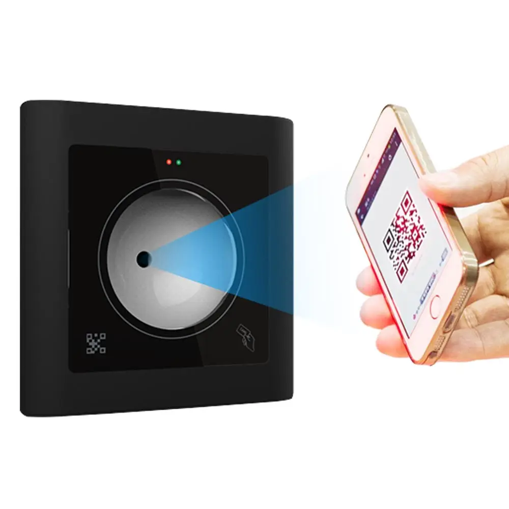 1D 2D QR сканер штрих-кода USB RS232 интерфейс RFID смарт-карты и NFC читатель контроля доступа по отпечаткам турникеты вединг