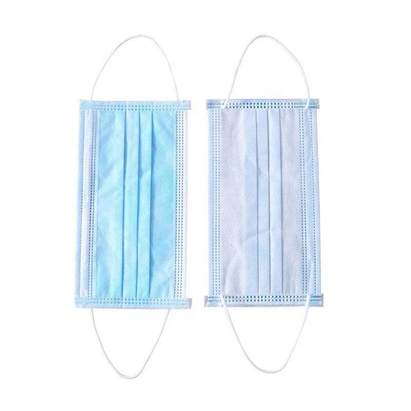 SJ Manufacturer Nose Clip Facemask Disposable 3ply Surgical Face Masks Suppliers White Medical Mask CE Class II 3 Years 3 Plys