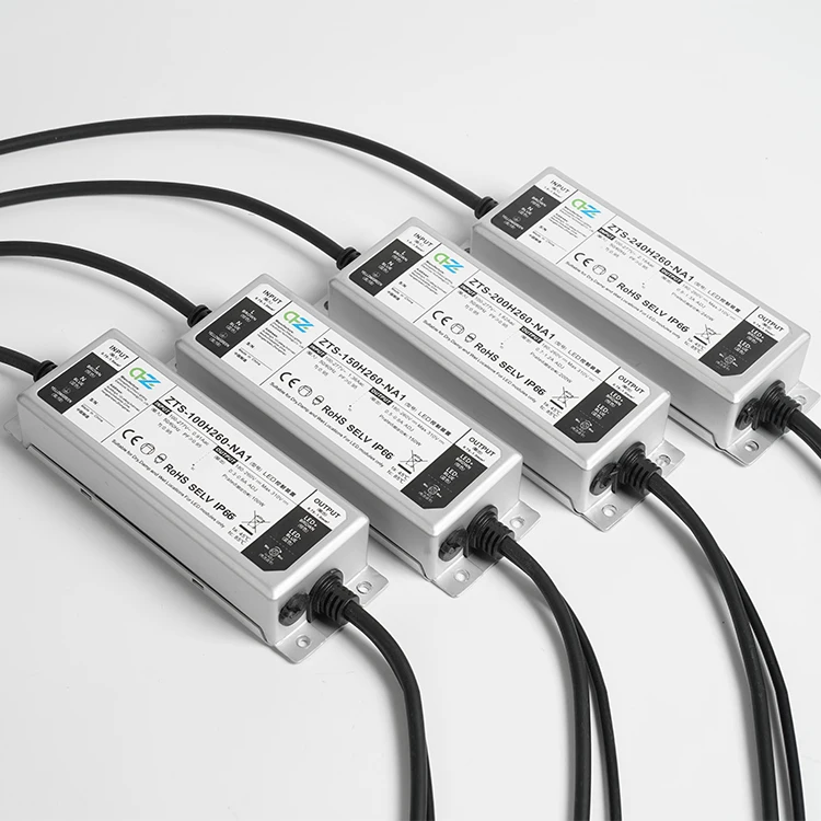 Flicker Free design waterproof SNA series IP66 universal outdoor zhongshan led driver dc input