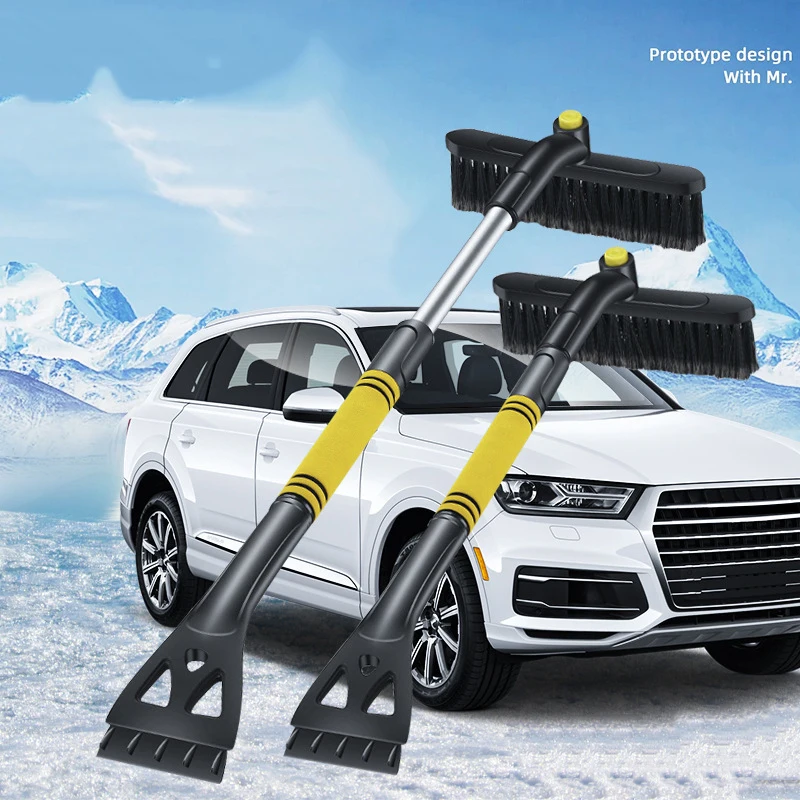 Wholesale Car Snow Brush Plow Safty Telescopic Snow Plow Car Snow Ice Scraper Cleaning Shovel Board