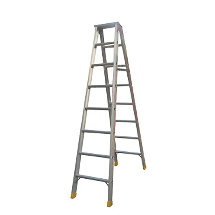 Top quality heavy duty mobile Aluminum Ladder reinforced ladder foldable adjustable telescopic step ladder