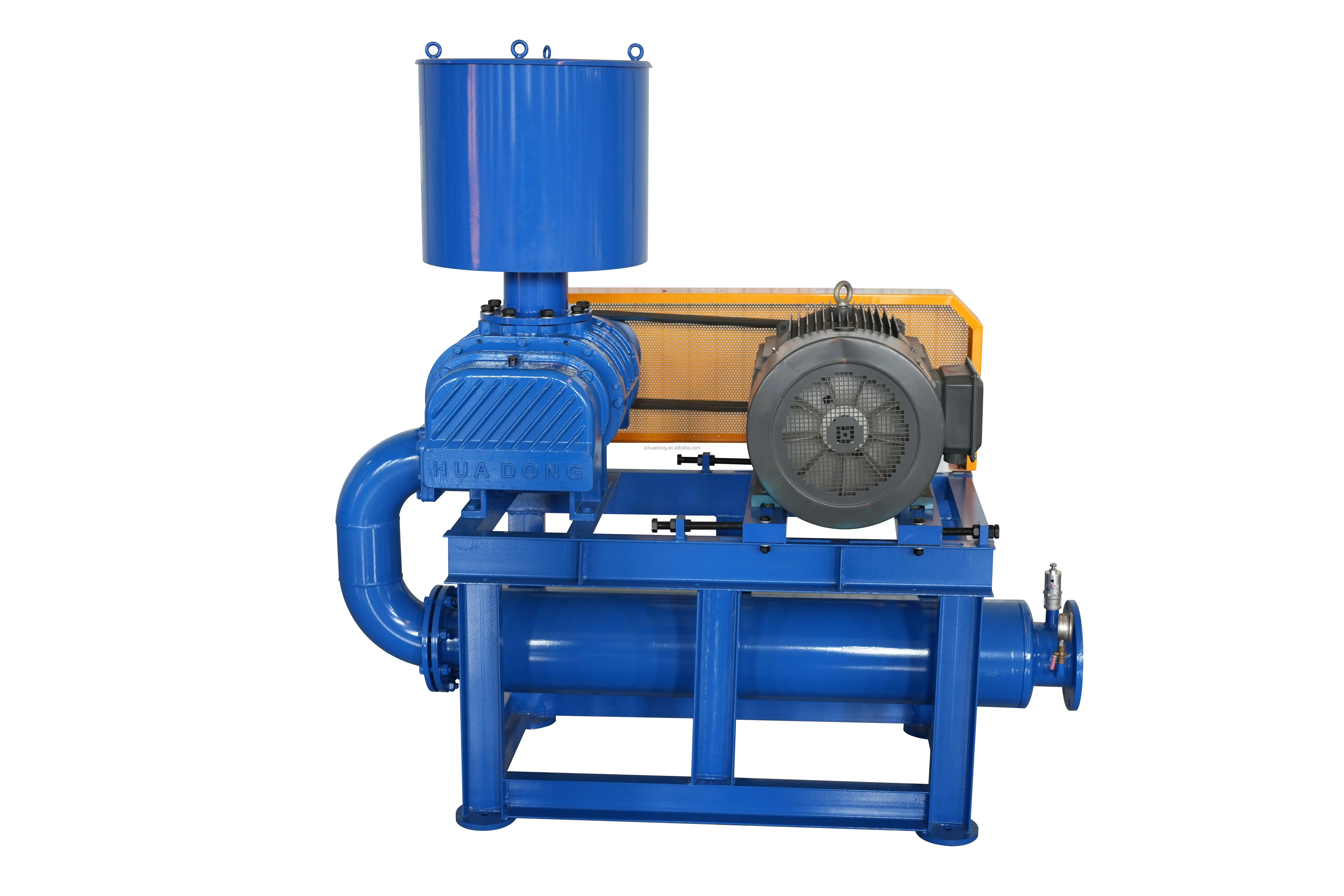 high quality rotary lobe blower double oil tank blower root fish pond aeration roots blower zls 65 15 kw aquaculture