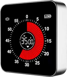 Новое поступление, перезаряжаемый цифровой визуальный таймер Yunbaoit, быстрая доставка, таймер для офиса, класса, оптовая продажа, таймер для домашнего задания