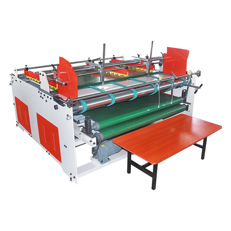 Easy operate press type  carton  folder gluer  machine for die-cutter box