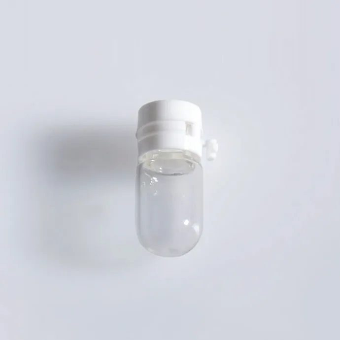 
New Design 1.5ml 2ml 3ml 5ml glass lamp bottle mini serum sample bottles cosmetic test container sealed with easy-pulling lid 