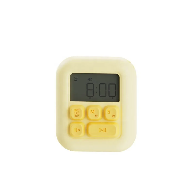 Time Management cute sugar cube timer for kids kitchen desk productivity timer display electronic digital timer