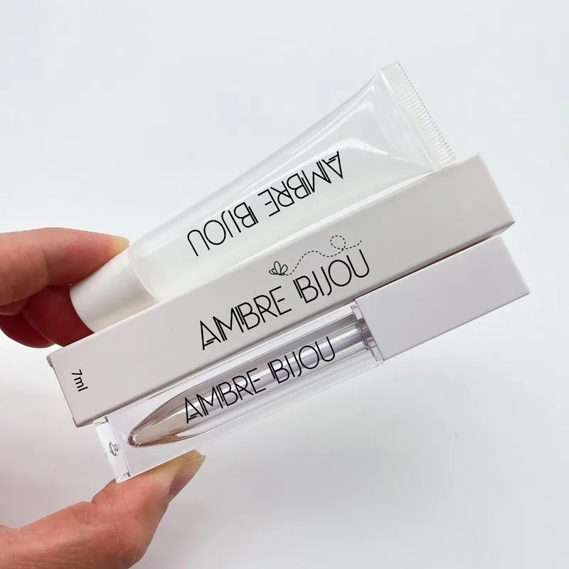 Square Bottle Lip Gloss Tube 7ml custom LOGO