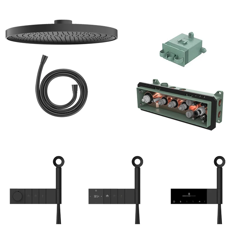 Brass Thermostatic Hot and Cold Sanitary Ware Bath Shower Set