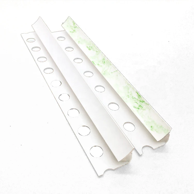 Plastic Corner Strip Profiles Trim PVC  Edge Guard Wallboard Decoration