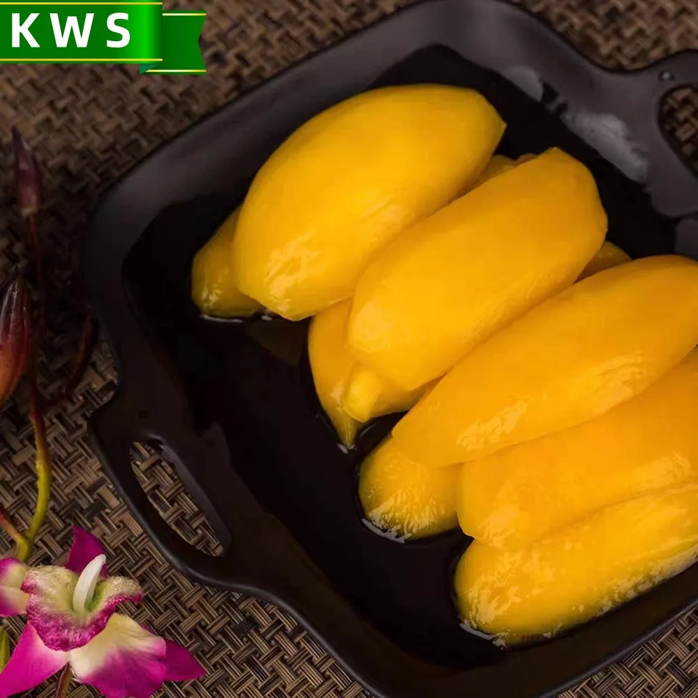 KWS Tasty sweet delicious canned fruits fresh canned mango in syrup