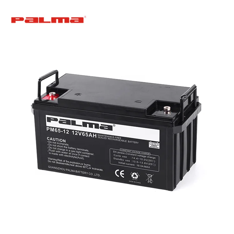 Reliable Quality Best High-Rate Discharge Performance 12v 65ah lead Acid Solar Battery,12v 65ah Agm Battery,12v 65ah Mf Battery