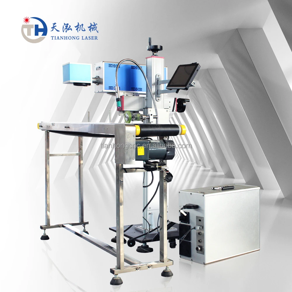 High Speed Auto Online Powermark Flying Co2 Laser Marking Machine Davi Source