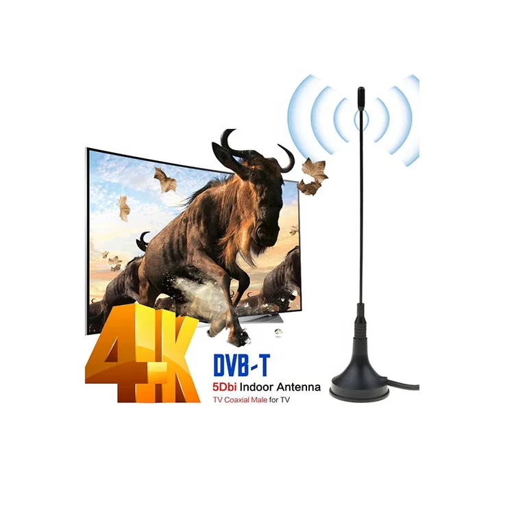 Антенна высокого качества dvb-t am fm с разъемом IEC 470-860 МГц DVB-T ТВ антенна коаксиальным кабелем RG6 для