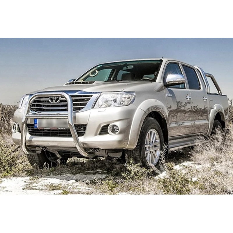 FFD08 Ready with stock fast delivery ABS easy set up manufacturer fender protect  black colour  4x4  Fender Flare for hilux