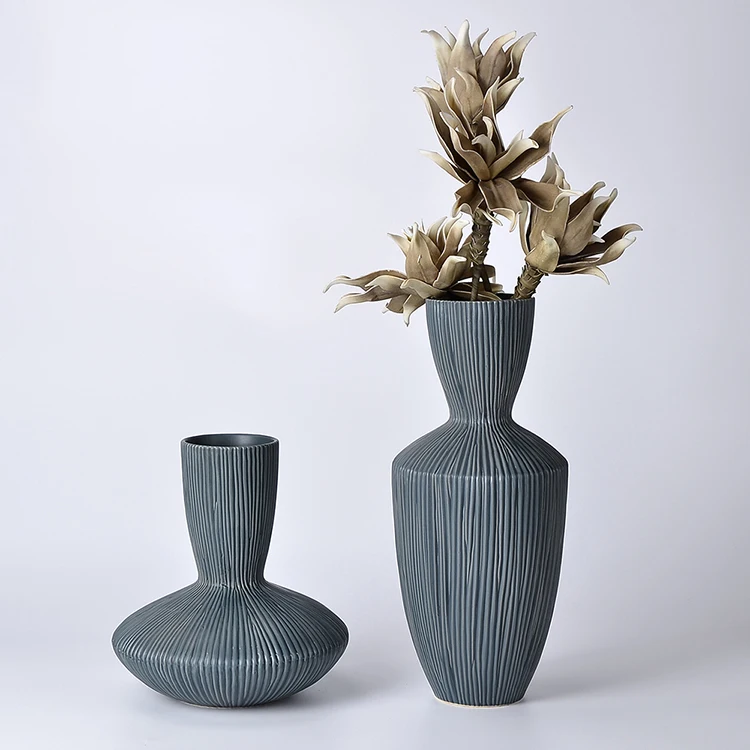 European modern decoration test tube vase ceramic flower arrangement vase