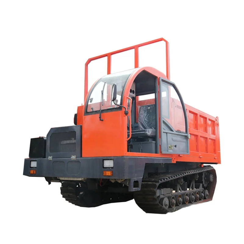 Mini Diesel Crawler Track Carrier 6ton Dumper Automatic Dump Truck for Sale