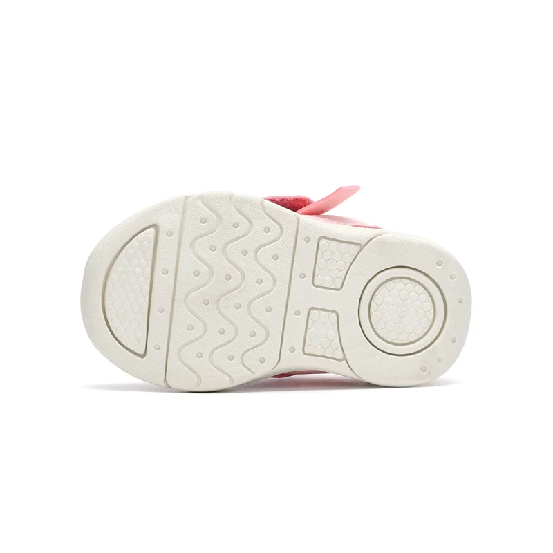 B.Duck Custom Barefoot Shoes Baby First Walking Shoes Cartoon Animal Hook-and-loop