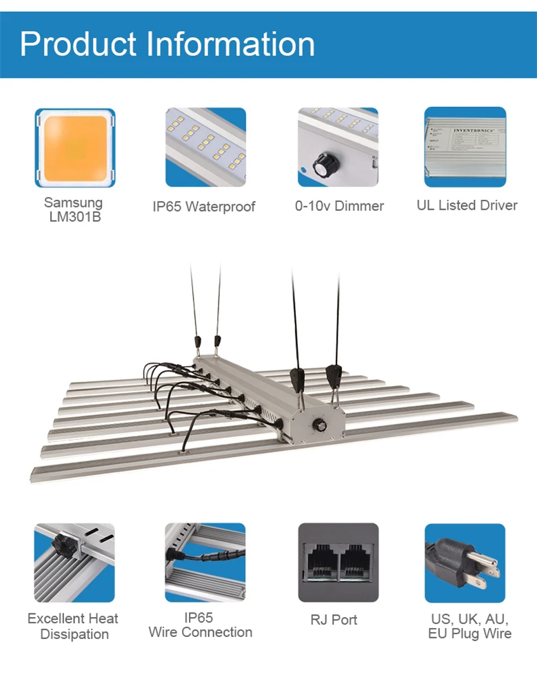Professional lighting garden growth for indoor plants led lights veg samsung 1000w led grow light