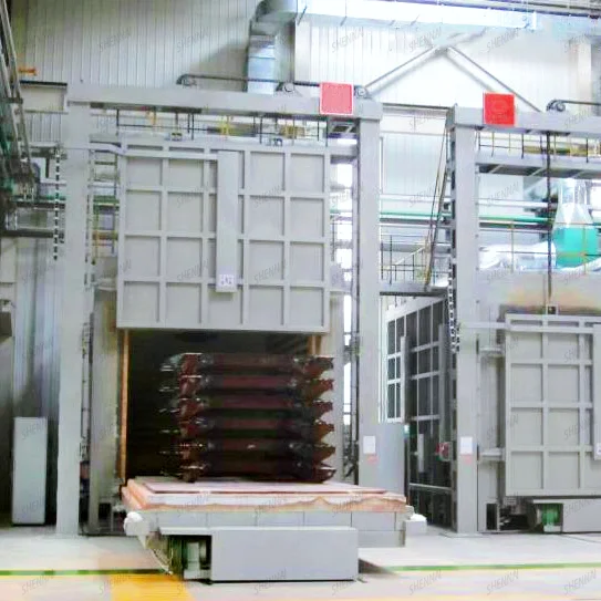 Stainless Steel Hardening And Tempering Trolley Type Drawing Furnace