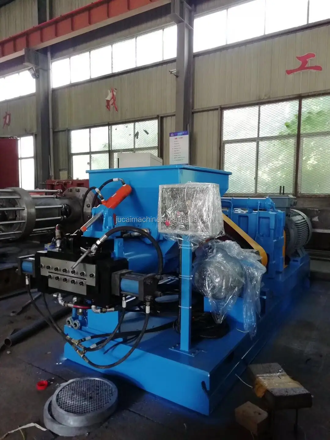Single Screw Type Rubber Filter/rubber extruding production equipment