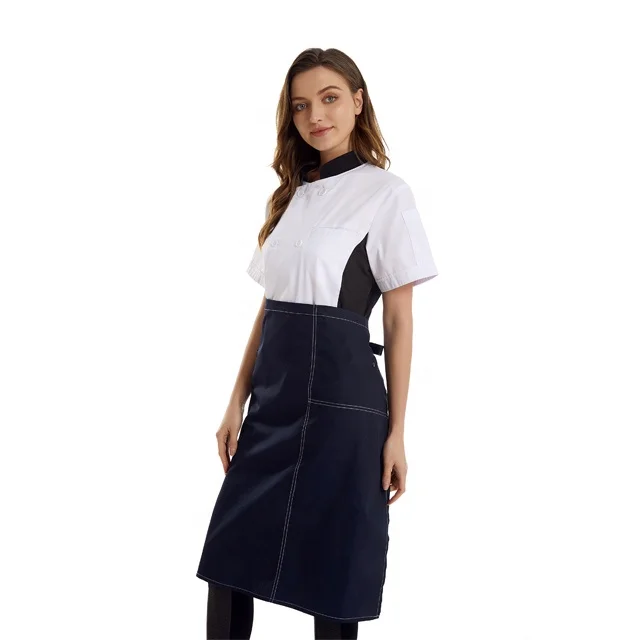 Factory Breathable Mesh Long Sleeve Chef Coat White Cook Female New Chef Jacket Uniform