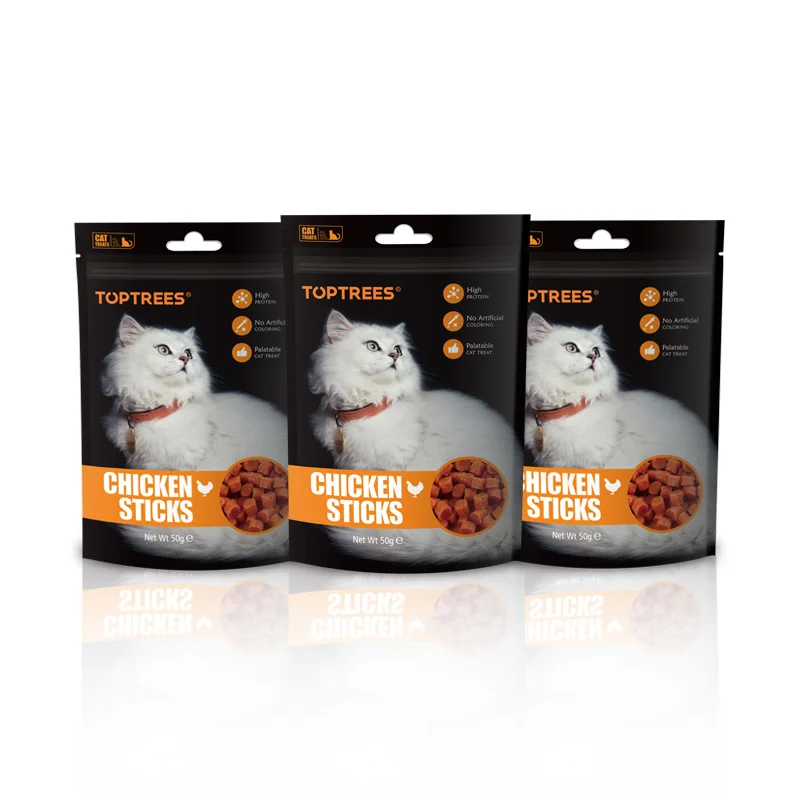 Угощение для кошек Toptrees 90 г, органические закуски для домашних животн