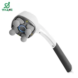 2020 Hot Sale Powerful 33W Vibrating Body Massager Device With Ionization 4 Head ABS Small Body Massager