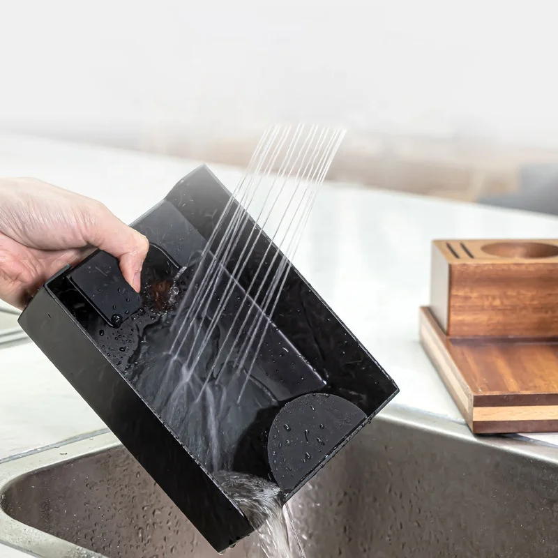 Arriart Espresso Accessories Tamper And Portafilter Holder Barista Tool Espresso Coffee Wooden Coffee Tamper Station Holder