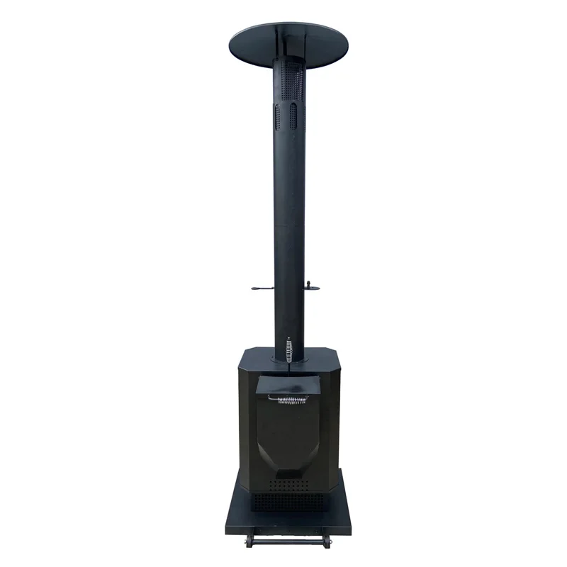 Factory Direct Sale Outdoor Wooden Pellet Heaters Stainless Steel Pyramid Patio Heaters