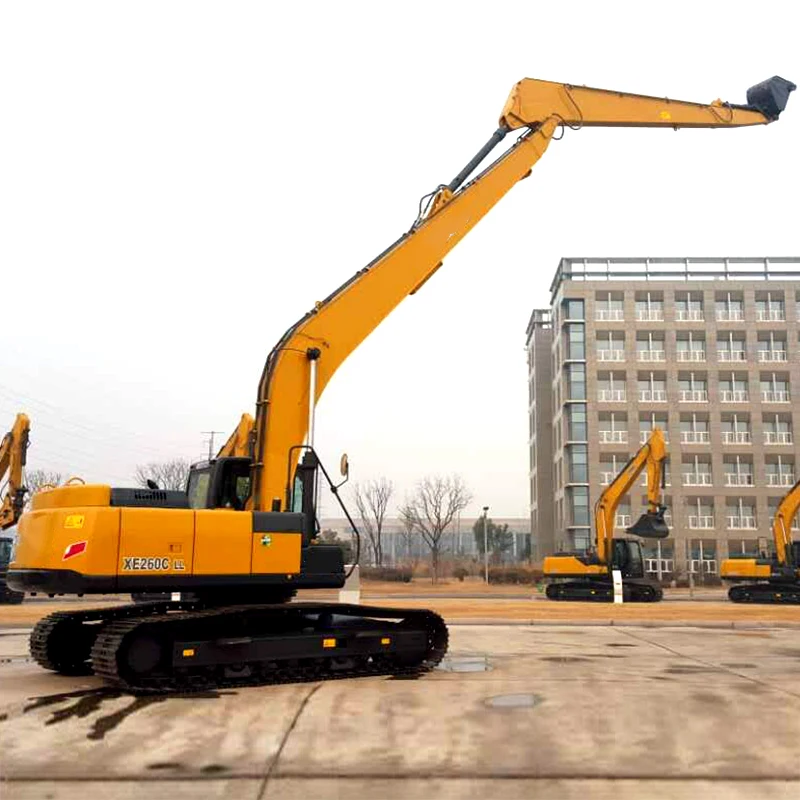 XE260CLL China Brand New 27 Ton Long Reach Boom Hydraulic Crawler Excavator High Quality Komatsu Engine Pump Motor 8 Ton