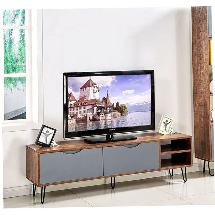 American Wooden Tv Stand Wall Standing Cabinets Table And Coffee Shelf Television Turkey Wood Silver White Pedestal Picture