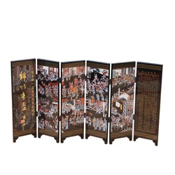 Chinese classical screen decoration, Jinzhu New Year Picture, Chinese folk crafts, suit