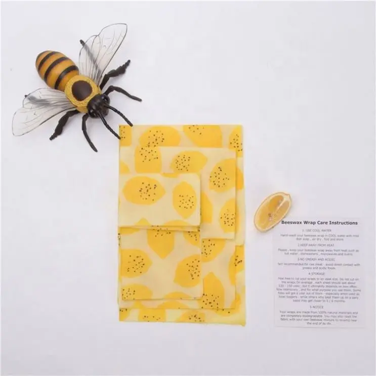 High Quality Organic Beeswax Food Wrap Fruit Food Packaging Film