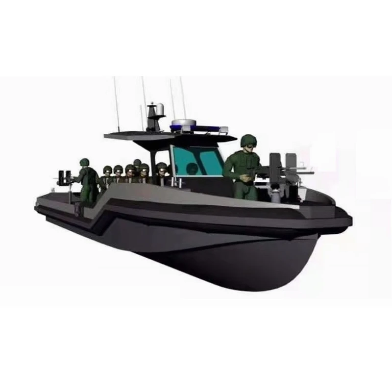 Defense workboat HDPE  pilot military boat for sale