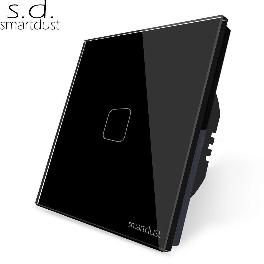 Настенный сенсорный выключатель с поддержкой Wi-Fi 1 клавиша