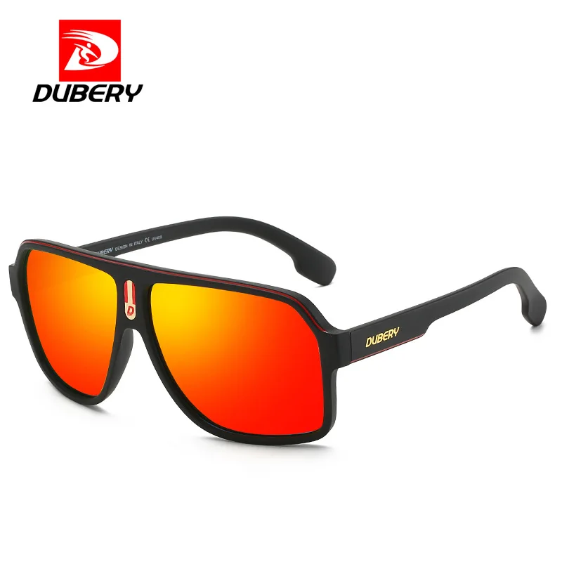 2024 dubery Sunglasses Men Polarized UV400 High-Quality Fashion TAC Mirror PC Frame Ultralight Men Sun Glasses Outdoor