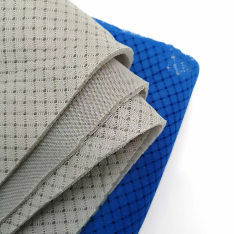 3d mesh fabric navy blue fabric 100 polyester mesh fabric polyester raw material for shoe car seat cushion