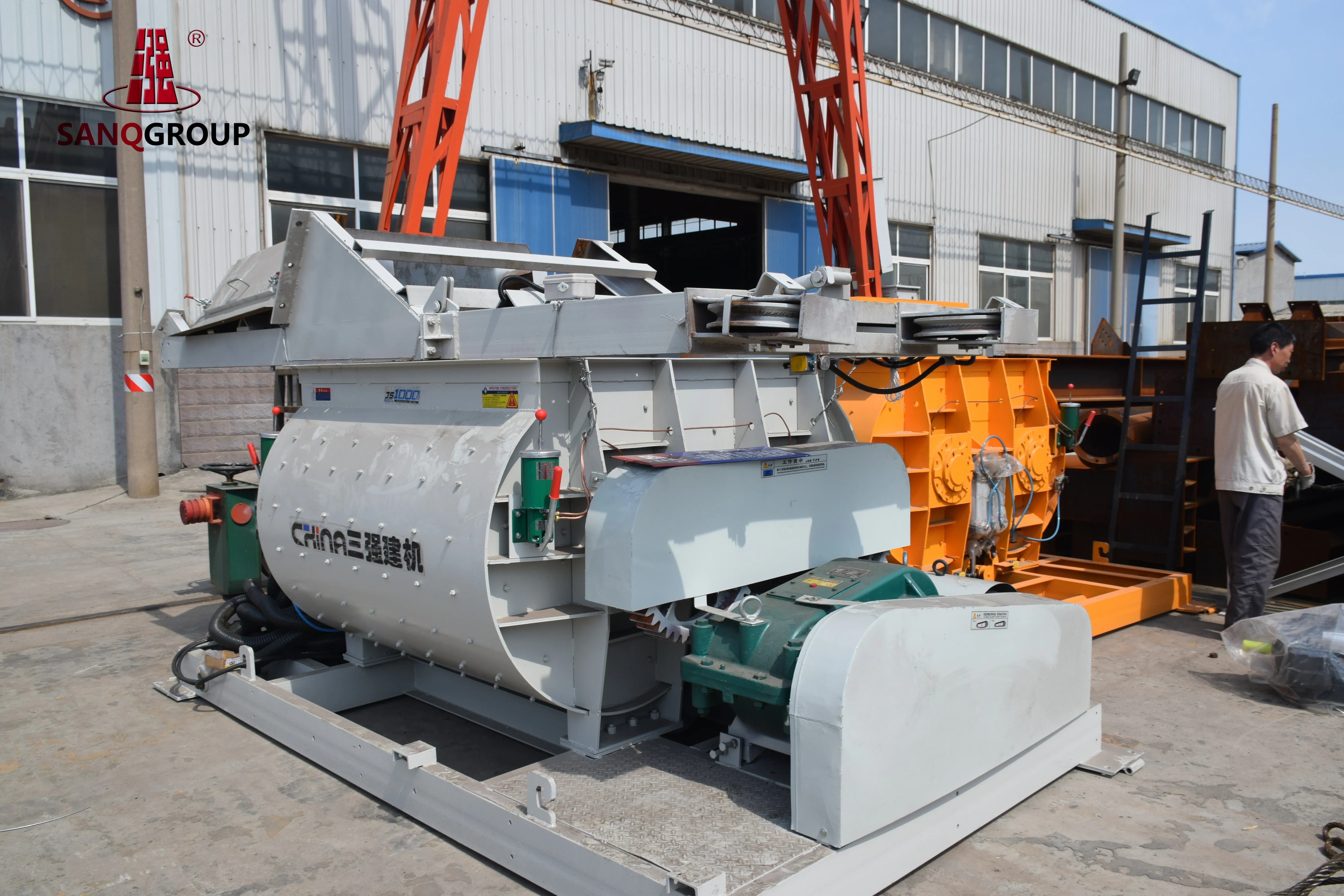 Fixed concrete batching plant Concrete cement mixing station concrete mixing plant for construction work