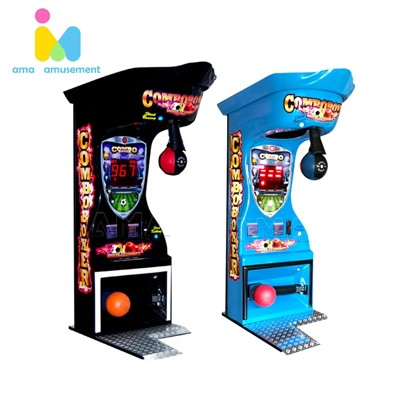Coin Operated Indoor Adults Sport Games Entertainment Boxing Game Machine Music Ultimate Big Boxing Punch And Kick Simulator