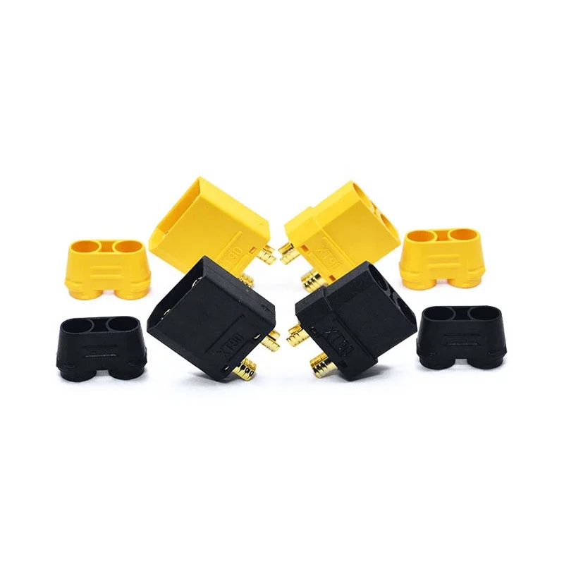Original Amass XT90H Male & Female Plugs With Cap Connectors Coat Housing For RC Lipo Battery