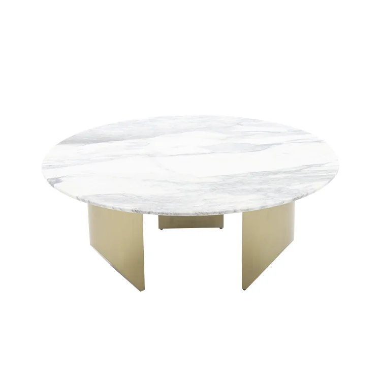 Modern Simple Leisure Tea Table Set Round Stainless Steel Luxury Coffee Table Nordic Low Tea Tray Table Coffee